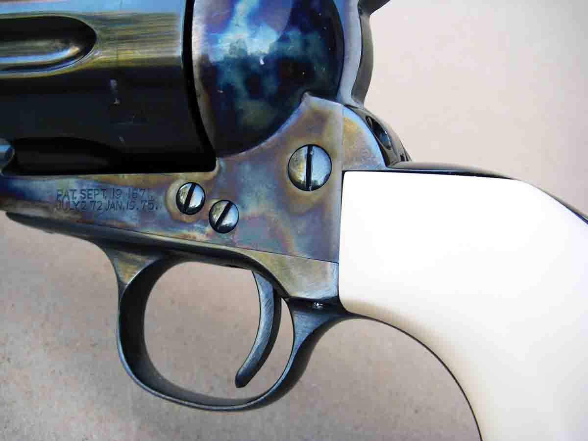 The revolver features a properly fit back strap and trigger guard.